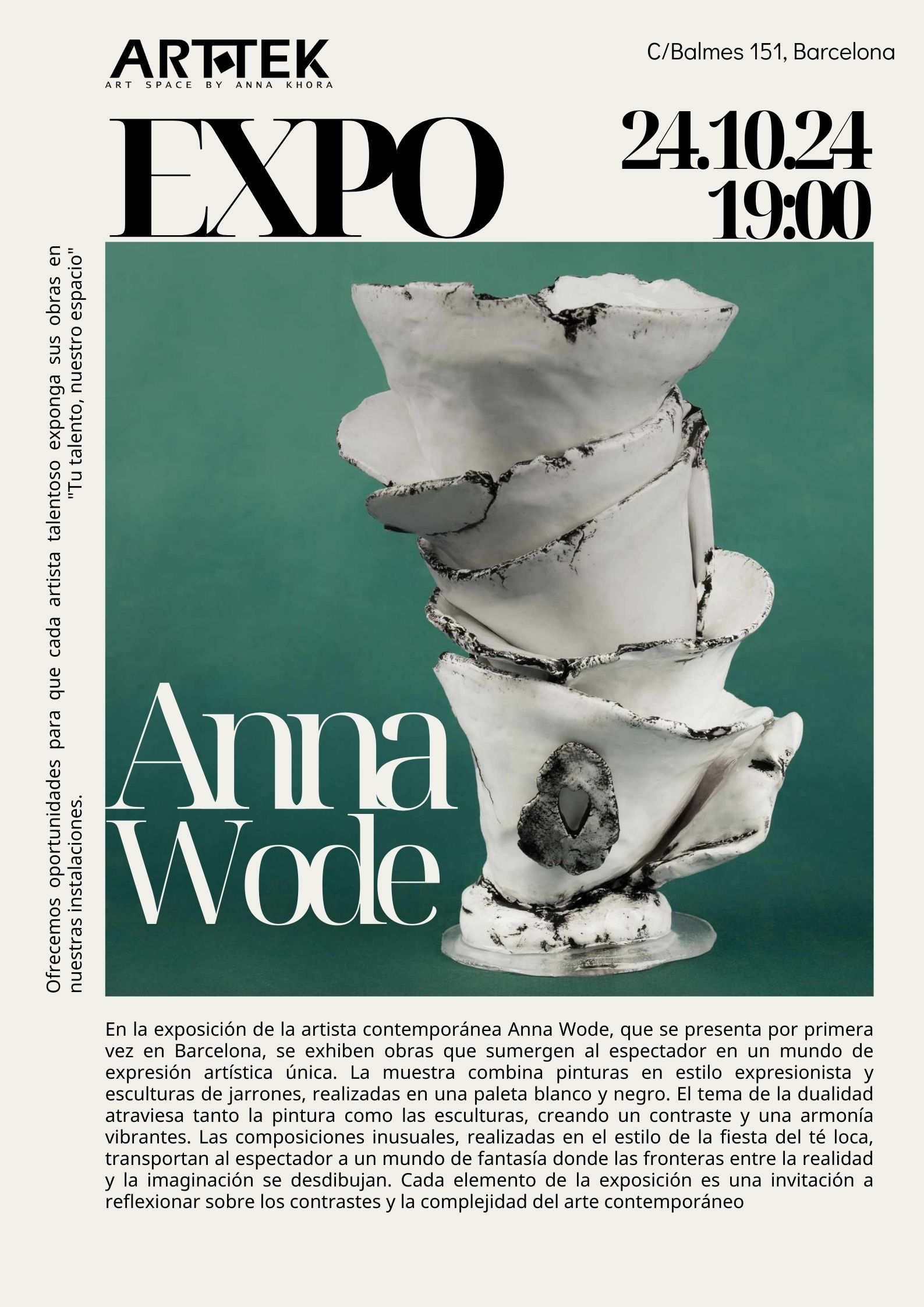 Galería ARTTEK: Vista del espacio